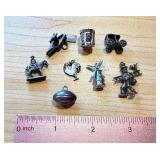 Assorted Vintage Sterling Silver Charms