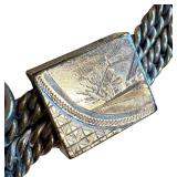 Antique Victorian F & B Gold Filled Locket Slide Fob / Antique Locket Watch Fob Chatelaine Slider