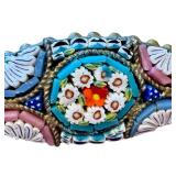Vintage Italian Mosaic Brooch / Pin