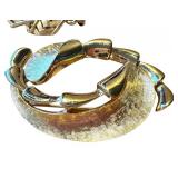 Assorted Vintage Brooches including Vintage Crown Trifari Brooches and a Vintage Coro Brooch