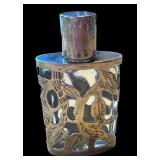 Vintage Sterling Silver Overlay Bottle