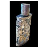 Vintage Sterling Silver Overlay Bottle