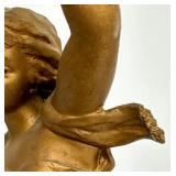 Antique Style Spelter Sculpture