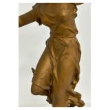 Antique Style Spelter Sculpture