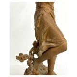 Antique Style Spelter Sculpture