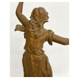 Antique Style Spelter Sculpture