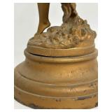 Antique Style Spelter Sculpture