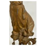 Antique Style Spelter Sculpture