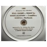 Pair of Vintage Collectible Limited Edition Bing and Crosby Plates