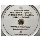 Pair of Vintage Collectible Limited Edition Bing and Crosby Plates