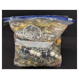 Over 8lbs of Costume Jewelry Bits and Pieces