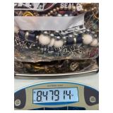 Over 8lbs of Costume Jewelry Bits and Pieces