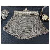 Vintage Ladies Finds! Vintage Mesh Coin Purse, Vintage Watch and More