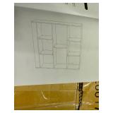 BookShelf-Faux White Wood