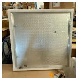 Aluminum Insulated Lockout Panel 36x36 w/Keys
