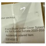 Front Engine Under Cover Splash Guards