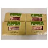 F. 4x 12oz Hickory Smoked Sliced Bacon-Heritage Farm