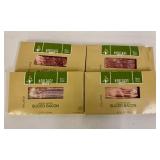 F. 4x 12oz Hickory Smoked Sliced Bacon-Heritage Farm