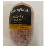 F. 9.80lbs Smithfield Honey Ham