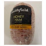 F. 9.90lbs Smithfield Honey Ham