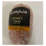 F. 9.90lbs Smithfield Honey Ham