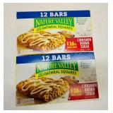 MM. 2x 12ct Nature Valley Oatmeal Squares-Cinnamon Brown Sugar