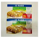 MM. 2x 12ct Nature Valley Oatmeal Squares-Cinnamon Brown Sugar
