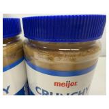 MM. 2x 2lb 8oz Meijer Crunchy Peanut Butter-7/2025