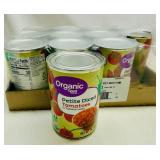 MM. 12x 14.5oz Organic Petite Diced Tomatoes