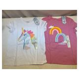 2 of Each Cat & Jack Size Medium(8) Girls T-Shirts