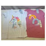 2 of Each Cat & Jack Size Medium(8) Girls T-Shirts
