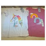 2 of Each Cat & Jack Size Medium(8) Girls T-Shirts