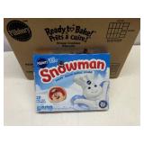 F. 2x12x 20ct Pillsbury Pre-Cut Snowman Cookies