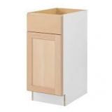 Hampton Bay 15 in. W x 24 in. D x 34.5 in. H Ready to Assemble Base Kitchen Cabinet in Unfinished with CLICKREADY Technology Customer Returns See Pictures