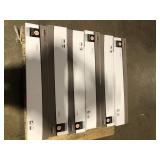 24 Boxes of TrafficMaster Honey Oak 4 MIL x 6 in. W x 36 in. L Peel and Stick Water Resistant Luxury Vinyl Plank Flooring (36 sqft/case)  Customer Returns See Pictures