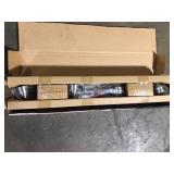 Hampton Bay EnviroLite 2.6 ft. Brushed Nickel Integrated LED Hardwired Track Lighting Kit with 4 Fixed Track Heads    Customer Returns See Pictures