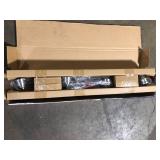 Hampton Bay EnviroLite 2.6 ft. Brushed Nickel Integrated LED Hardwired Track Lighting Kit with 4 Fixed Track Heads    Customer Returns See Pictures