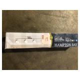 Hampton Bay EnviroLite 2.6 ft. Brushed Nickel Integrated LED Hardwired Track Lighting Kit with 4 Fixed Track Heads    Customer Returns See Pictures