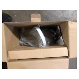 Artika Swirl 13 in. 1-Light Modern Chrome Integrated LED Flush Mount Ceiling Light Fixture for Kitchen or Bedroom Customer Returns See Pictures