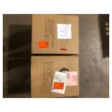 Lot of Jushua 1-Light Dark brown clear seedy glas not Motion Outdoor HardWired Wall Lantern Sconce  Customer Returns See Pictures