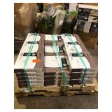 42 Boxes of TrafficMaster Honeycomb 4 MIL x 12 in. W x 12 in. L Peel and Stick Water Resistant Vinyl Tile Flooring (30 sqft/case)  Customer Returns See Pictures