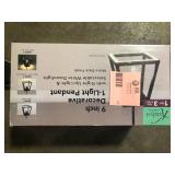 Feit Electric Katalyst 60-Watt 1-Light Matte Black Modern Adjustable CCT and 3-Light Modes Integrated LED Pendant Light Customer Returns See Pictures