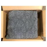 Garland Rug Garden Trellis 6 ft. x 6 ft. Heather Gray Square Indoor/Outdoor Area Rug  Customer Returns See Pictures