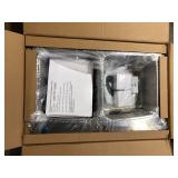 Glacier Bay 33 in. Drop-In 50/50 Double Bowl 20 Gauge Stainless Steel Kitchen Sink with Pull-Out Faucet Customer Returns See Pictures