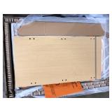 Hampton Bay 18 in. W x 24 in. D x 34.5 in. H Ready to Assemble Drawer Base Kitchen Cabinet in Unfinished with CLICKREADY Technology    Customer Returns See Pictures