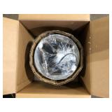 Home Decorators Collection Kristella 1-Light Black Crystal Pendant Light    Customer Returns See Pictures