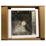 Attop Handmade Stainless steel 18 in. Single Bowl Top Mount Scratch-Resistant Nano Drop-in Kitchen Sink With Strainer  Customer Returns See Pictures