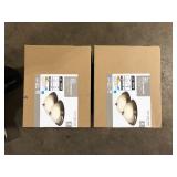 Lot of 11 in. Brushed Nickel LED Flush Mount (2-Pack)   Customer Returns See Pictures