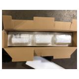 Artika Crystal Cube 13-Watt 3 Light Chrome Modern Integrated LED Pendant Light Fixture for Dining Room or Kitchen  Customer Returns See Pictures