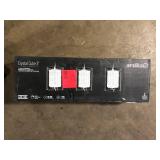 Artika Crystal Cube 13-Watt 3 Light Chrome Modern Integrated LED Pendant Light Fixture for Dining Room or Kitchen  Customer Returns See Pictures